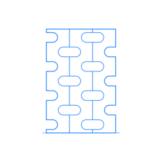 Furniture Room Dividers Cowan Room Divider Line Tracing Svg Vector, Free Vectors File
